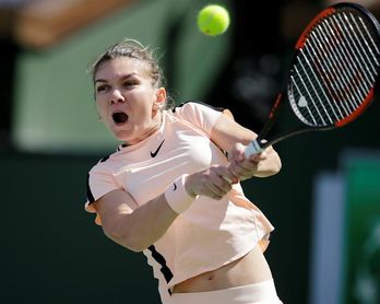 Simona Halep, sin molestias para un Abierto de Miami que será "muy duro" Simona Halep, sin molestias para un Abierto de Miami que será "muy duro"