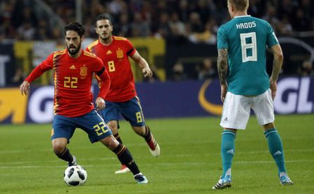 1-1: España presenta credenciales en casa del campeón 1-1: España presenta credenciales en casa del campeón