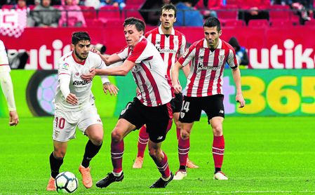 Banega y Nzonzi, reyes del pase Banega y Nzonzi, reyes del pase