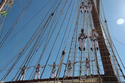 Buques escuela de siete países tendrán intercambio durante una regata de 157 días Buques escuela de siete países tendrán intercambio durante una regata de 157 días