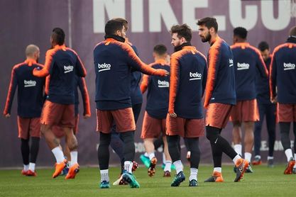El Barça empieza a preparar su vista a Balaídos El Barça empieza a preparar su vista a Balaídos