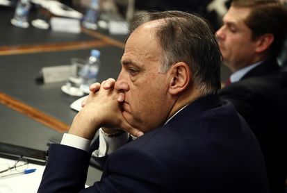 Tebas: "Si queremos mantener la Liga líder, hay que serlo en entretenimiento" Tebas: "Si queremos mantener la Liga líder, hay que serlo en entretenimiento"