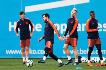 Los titulares realizan una sesión de recuperación tras golear al Villarreal Los titulares realizan una sesión de recuperación tras golear al Villarreal