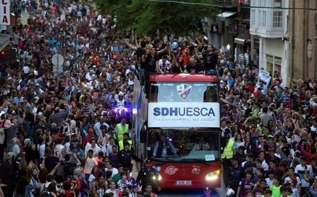 "Déjate la voz", lema de la campaña de abonados del Huesca "Déjate la voz", lema de la campaña de abonados del Huesca
