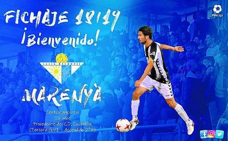 Así anunció el Écija el fichaje de Marenyà. Así anunció el Écija el fichaje de Marenyà.