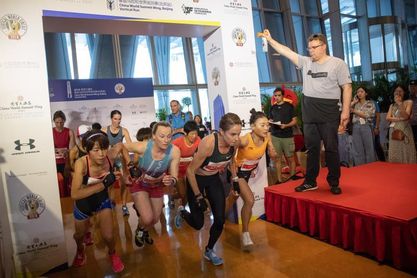 Una carrera de 2.000 escalones para subir a la cima de Pekín Una carrera de 2.000 escalones para subir a la cima de Pekín