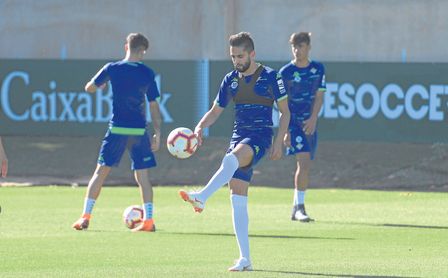 Boudebouz, en una sesión de entrenamientos. Boudebouz, en una sesión de entrenamientos.