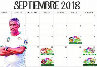 El Betis disputará siete partidos, de Liga y Europa League, en 23 días. El Betis disputará siete partidos, de Liga y Europa League, en 23 días.