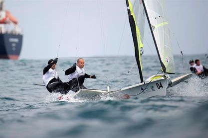 Los hermanos Alonso, quintos en 49er, en la primera jornada en Enoshima Los hermanos Alonso, quintos en 49er, en la primera jornada en Enoshima