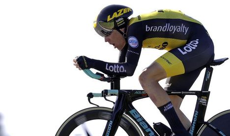 Kruijswijk refuerza la moral en la crono y ya piensa en el podio Kruijswijk refuerza la moral en la crono y ya piensa en el podio