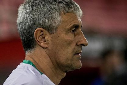 Quique Setién agradece la aportación de los que se fueron Quique Setién agradece la aportación de los que se fueron