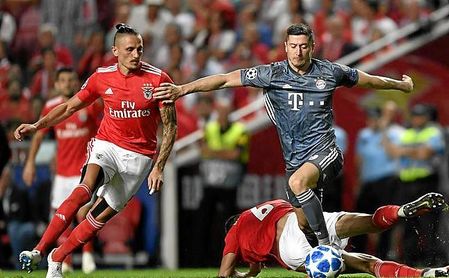 Imagen del Benfica-Bayern. Imagen del Benfica-Bayern.