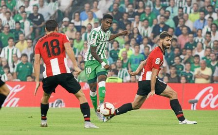 Lance del Betis-Athletic. Lance del Betis-Athletic.