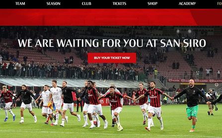 El Milan, próximo rival europeo del Betis. El Milan, próximo rival europeo del Betis.