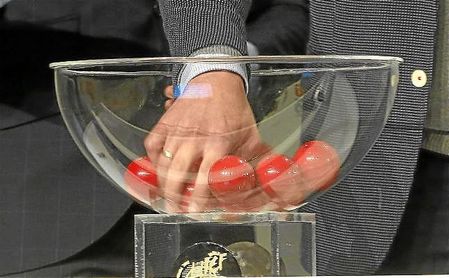 Imagen de un sorteo de Copa del Rey de la temporada pasada. Imagen de un sorteo de Copa del Rey de la temporada pasada.