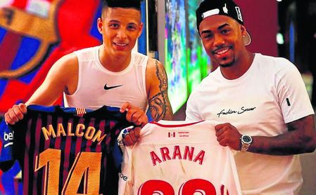 Arana y Malcom, una amistad desde la infancia. Arana y Malcom, una amistad desde la infancia.
