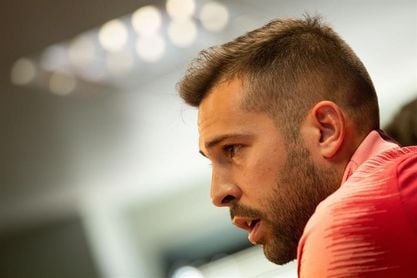 Jordi Alba: "Ojalá Julen pueda mantener su trabajo" Jordi Alba: "Ojalá Julen pueda mantener su trabajo"