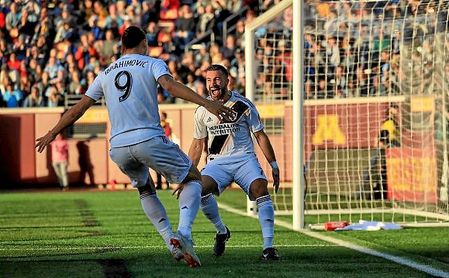 Ibrahimovic, actual jugador de LA Galaxy. Ibrahimovic, actual jugador de LA Galaxy.