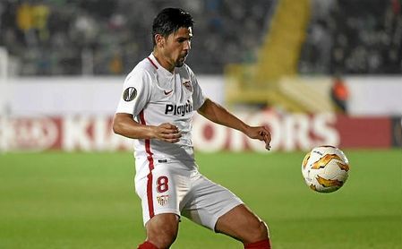 Nolito, en un lance del partido ante el Akhisar. Nolito, en un lance del partido ante el Akhisar.