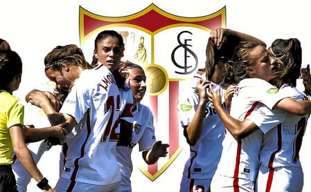 La sección femenina del Sevilla FC. La sección femenina del Sevilla FC.