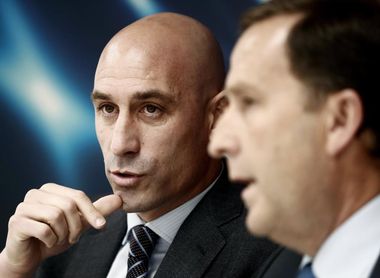 Rubiales: "No quiero el mal para Tebas ni un expediente. Le deseo lo mejor" Rubiales: "No quiero el mal para Tebas ni un expediente. Le deseo lo mejor"
