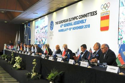 Bach agradece a Blanco la "excelente organización" de la asamblea de EOC en España Bach agradece a Blanco la "excelente organización" de la asamblea de EOC en España