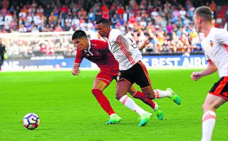 Imagen de archivo del Valencia-Sevilla disputado en Mestalla la temporada 16/17, con Sampaoli en el banquillo. Imagen de archivo del Valencia-Sevilla disputado en Mestalla la temporada 16/17, con Sampaoli en el banquillo.