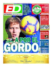 La portada de ESTADIO La portada de ESTADIO