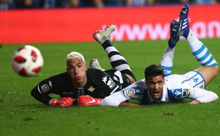 En Anoeta, Joel no tuvo su mejor día. En Anoeta, Joel no tuvo su mejor día.