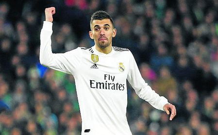 Dani Ceballos, en el Villamarín. Dani Ceballos, en el Villamarín.