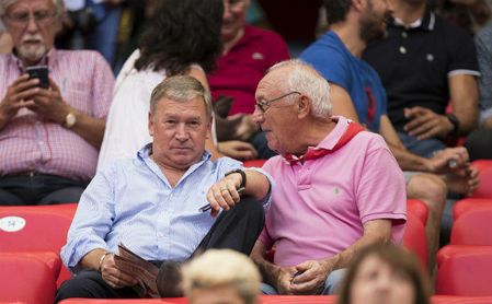 Javier Clemente en un partido de LaLiga Santander. Javier Clemente en un partido de LaLiga Santander.