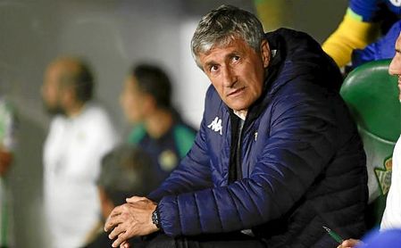 Setién: "Nos ha faltado acertar, no hemos podido hacer más" Setién: "Nos ha faltado acertar, no hemos podido hacer más"