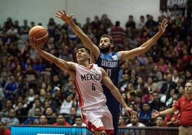 88-77. México vence a Uruguay, que complica su pase al Mundial 88-77. México vence a Uruguay, que complica su pase al Mundial