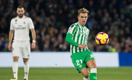 Lo Celso, en el partido del Villamarín ante el Real Madrid. Lo Celso, en el partido del Villamarín ante el Real Madrid.