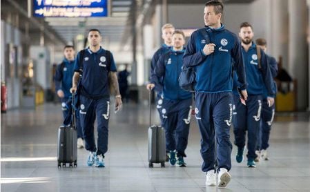 El Schalke ya pone rumbo a Sevilla El Schalke ya pone rumbo a Sevilla