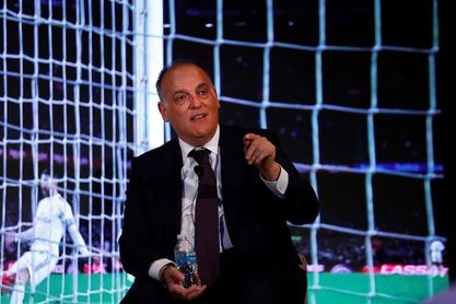 Javier Tebas: "El CSD ha hecho la jugada de patada de rugby" Javier Tebas: "El CSD ha hecho la jugada de patada de rugby"