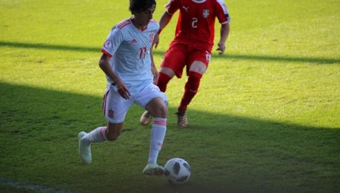 Bryan Gil marca con la sub 19 Bryan Gil marca con la sub 19