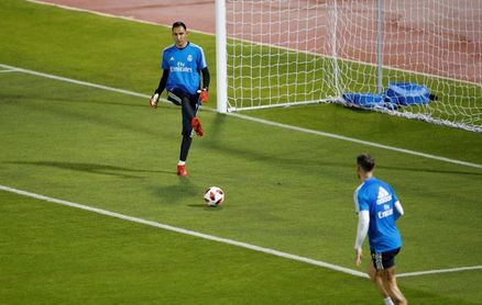 Sergio Ramos y Keylor Navas ya trabajan con el grupo Sergio Ramos y Keylor Navas ya trabajan con el grupo