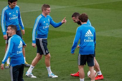 Kroos se ejercita con el grupo y Vinicius completa gran parte de la sesión Kroos se ejercita con el grupo y Vinicius completa gran parte de la sesión