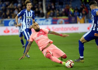 0-0. El Barcelona no puede derribar el muro del Alavés al descanso 0-0. El Barcelona no puede derribar el muro del Alavés al descanso