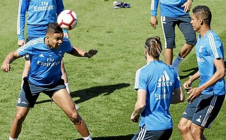 Entrenamiento del Real Madrid la pasada semana. Entrenamiento del Real Madrid la pasada semana.