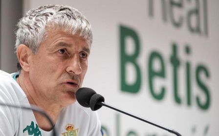 Setién, sobre su posible destitución: "Pienso solo en el partido de mañana" Setién, sobre su posible destitución: "Pienso solo en el partido de mañana"
