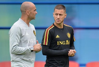 Roberto Martínez:"Jugar en el Madrid estaba en la mente de Hazard desde niño" Roberto Martínez:"Jugar en el Madrid estaba en la mente de Hazard desde niño"