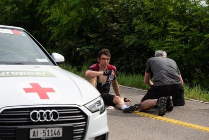Thomas recibe el alta con abrasiones en un hombro y un corte en el rostro Thomas recibe el alta con abrasiones en un hombro y un corte en el rostro