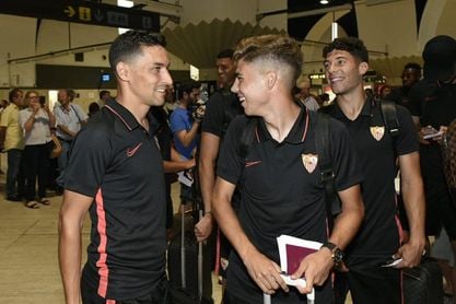 Pozo es uno más en la expedición que lleva al Sevilla FC a Estados Unidos. Pozo es uno más en la expedición que lleva al Sevilla FC a Estados Unidos.