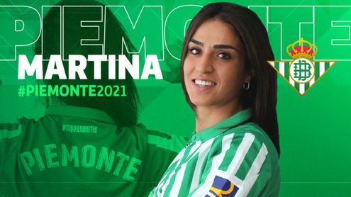 Martina Piemonte, tercer fichaje del Real Betis Féminas para la próxima temporada Martina Piemonte, tercer fichaje del Real Betis Féminas para la próxima temporada