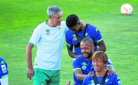 Setién: "La de Junior es una operación excelente" Setién: "La de Junior es una operación excelente"