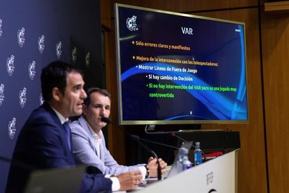 Velasco Carballo: "Mi objetivo es que el VAR no sea necesario" Velasco Carballo: "Mi objetivo es que el VAR no sea necesario"