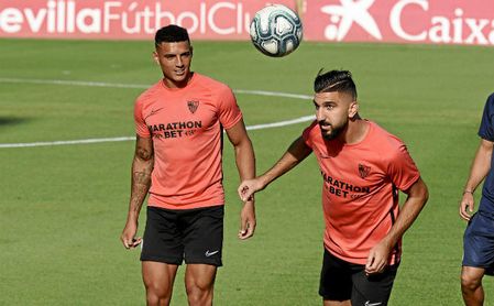 Dabbur, entrenándose. Dabbur, entrenándose.