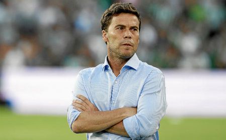 Rubi, técnico del Betis. Rubi, técnico del Betis.